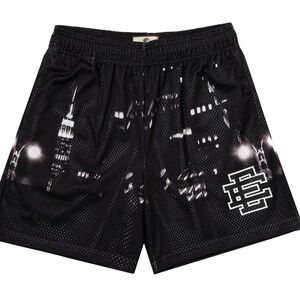 Eric Emanuel black nyc skyline  shorts